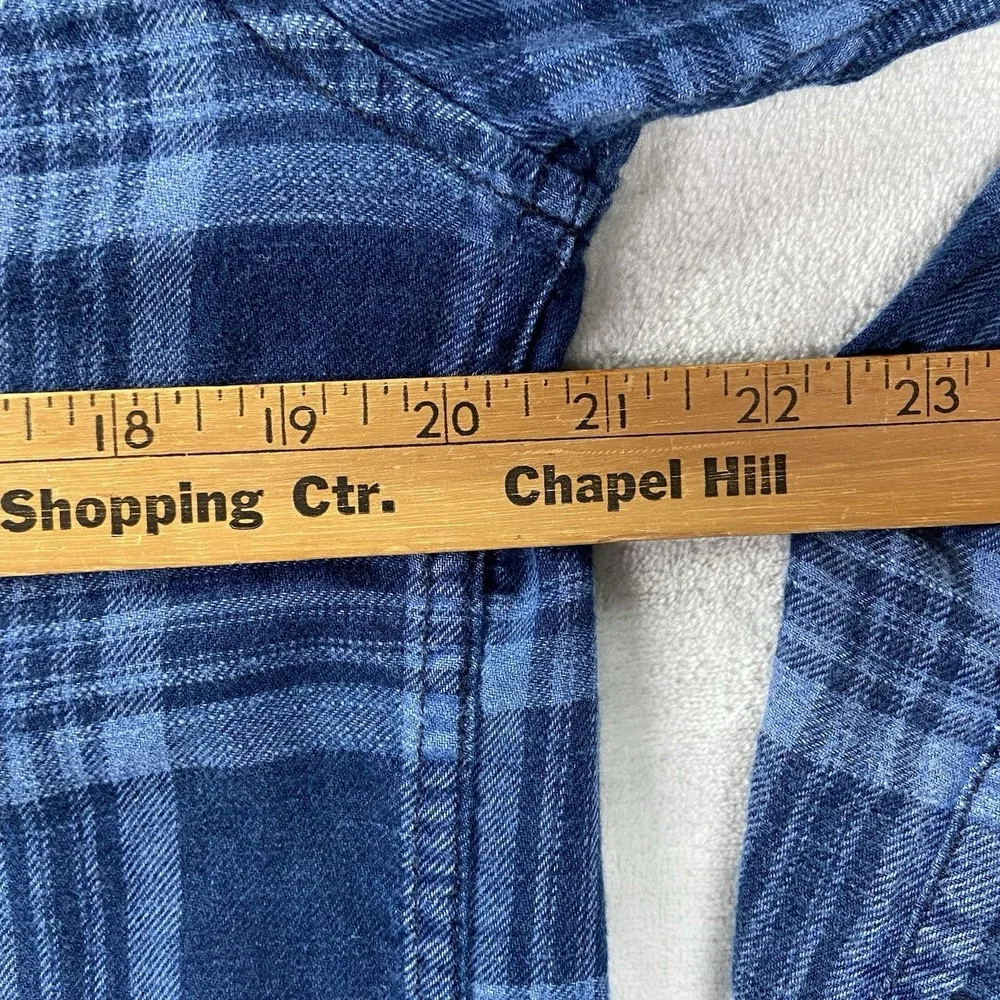 Flint and Tinder Shirt Mens Small Flannel Button Down Huckberry Plaid Cotton